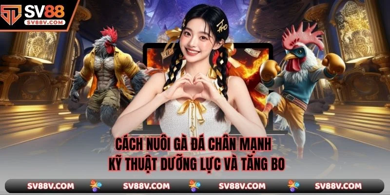 Cách Nuôi Gà Đá Chân Mạnh