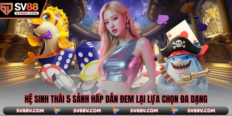 Hệ sinh thái 5 sảnh hấp dẫn đem lại lựa chọn đa dạng