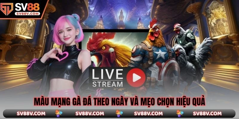 Màu mạng gà đá theo ngày và mẹo chọn hiệu quả